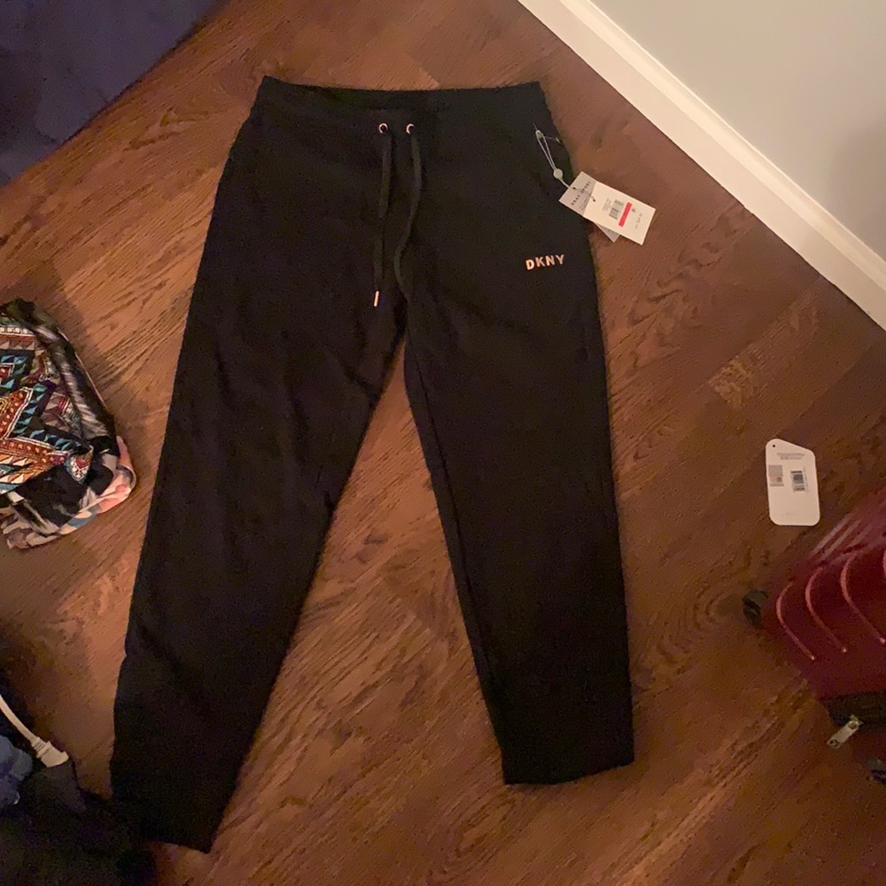 DKNY Black joggers.